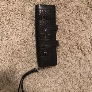 Black clutch /wristlet